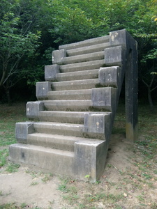 佐倉城址公園　旧陸軍訓練用階段